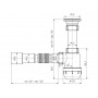 Сифон Ани Грот 1.1/2"х40 с гибкой трубой 40х40/50