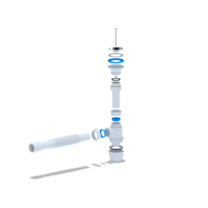 Сифон Ани mini "Юнг" д/умывальника 1.1/4"х32 с гибкой трубой 32х32/40