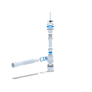 Сифон Ани "Юнг" д/умывальника 1.1/4"х32 с гибкой трубой 32х32/40