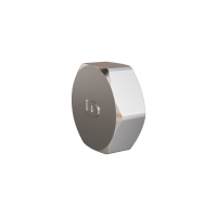 Заглушка (на трубу) DN25 (1") ВР латунь никель