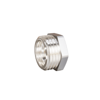 Футорка DN25х15 (1"НР х 1/2" ВР) латунь никель