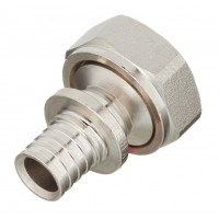 Переходник на евроконус РЕХАУ Rautitan 16х3/4, никел.латунь