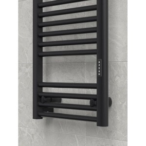 Полотенцесушитель электрический "RIFAR D-LINE" DL-080-45-BM, цвет "Чёрный янтарь", мощность 150 Вт