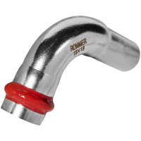 Угольник однораструбный Rommer 90° ВПр-НПр, 18, из нержавеющей стали прессовой