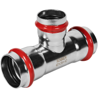 Тройник переходной Rommer ВПр, 42х35х42, из нержавеющей стали прессовой