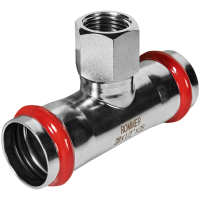 Тройник-переходник Rommer ВПр-ВР, 28х1/2, из нержавеющей стали прессовой