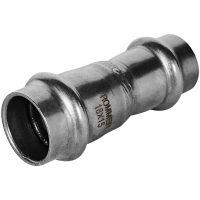 Муфта переходная Rommer ВПр, 18х15, из нержавеющей стали прессовой