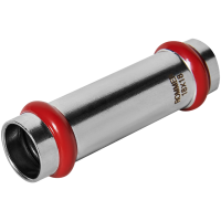 Муфта надвижная Rommer ВПр, 18, из нержавеющей стали прессовой