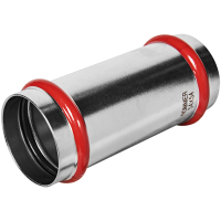 Муфта надвижная Rommer ВПр, 54, из нержавеющей стали прессовой