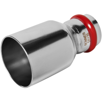 Муфта переходная Rommer ВПр-НПр, 54х35, из нержавеющей стали прессовой