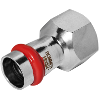 Переходник Rommer ВПр-ВР, 18х3/4, из нержавеющей стали прессовой