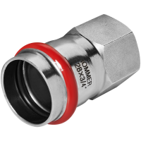 Переходник Rommer ВПр-ВР, 28х3/4, из нержавеющей стали прессовой