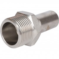 Вставка переходная Rommer НПр-НР, 22х1, из нержавеющей стали прессовой