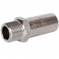 Вставка переходная Rommer НПр-НР, 22х1/2, из нержавеющей стали прессовой