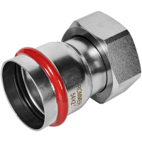 Переходник с накидной гайкой Rommer ВПр-ВР, 54х2, из нержавеющей стали прессовой