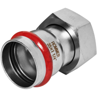 Переходник с накидной гайкой Rommer ВПр-ВР, 35х1 1/4, из нержавеющей стали прессовой