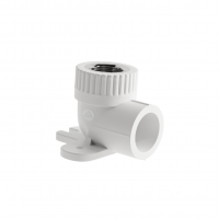 Отвод SLT AQUA PP-R с креплением комб. ВР 25×3/4"