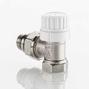Клапан радиаторный угловой с преднастройкой 1/2 "