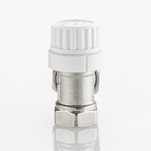 Клапан радиаторный угловой с преднастройкой 1/2 "