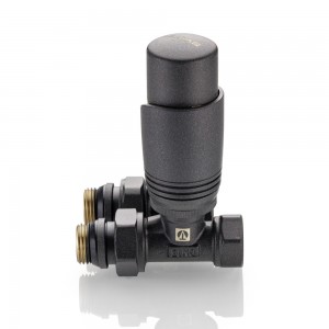 Комплект терморегулирующего оборудования для радиатора прямой 1/2 ", серый