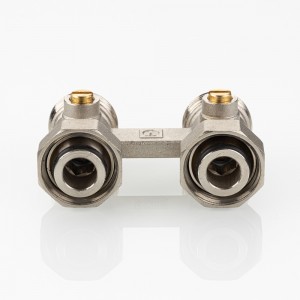 Узел для нижнего подключения радиатора (без адаптеров) 3/4" Евроконус