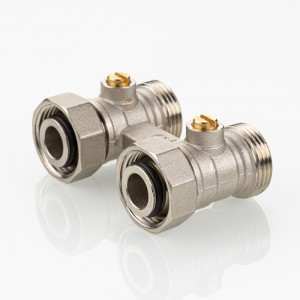 Узел для нижнего подключения радиатора (без адаптеров) 3/4" Евроконус