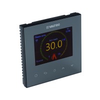 Хронотермостат электронный комнатный с цветным дисплеем, Wi-Fi, для электр. теплого пола (черный)