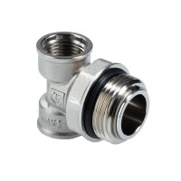 Тройник коллекторный с вращающимся штуцером 3/4"х1/2"х1/2" нар.-вн.-вн.