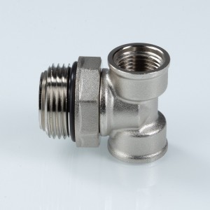 Тройник коллекторный с вращающимся штуцером 3/4"х1/2"х1/2" нар.-вн.-вн.