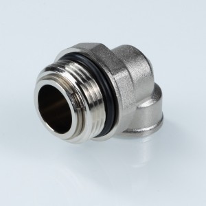 Отвод коллекторный с вращающимся штуцером 1"х1/2" нар.-вн.