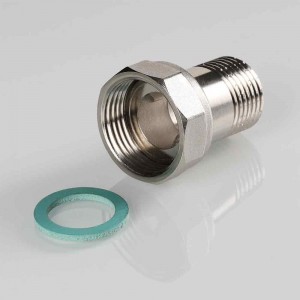 Полусгон прямой с накидной гайкой, 1 1/4"x1"