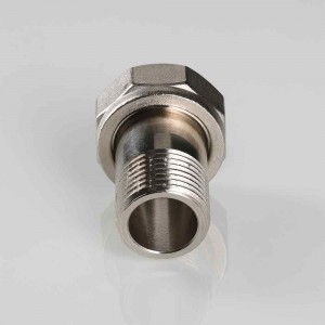 Полусгон прямой с накидной гайкой, 1 1/4"x1"