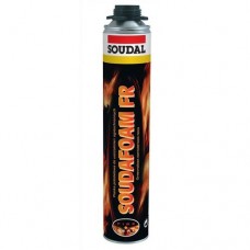 Пена монтажная Soudal Soudafoam 1K FIRE GUN 12*750 мл огнестойкая (пистолетная)