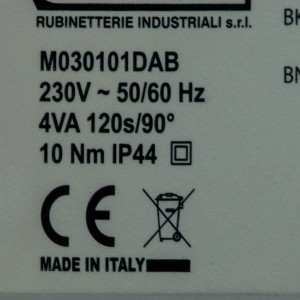 STOUT Сервопривод 230V 120s
