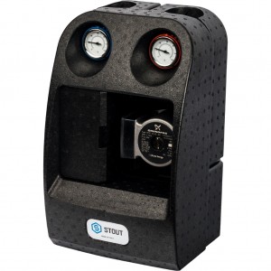STOUT Насосная группа с прямым контуром 1 1/4" с насосом Grundfos UPSO 32-65 в теплоизоляции DN 32