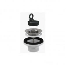 Донный клапан сифона для мойки ALСAPLAST Alcadrain 5/4" с нержавеющей peшeткой DN63