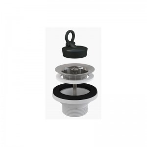 Донный клапан сифона для мойки ALСAPLAST Alcadrain 5/4" с нержавеющей peшeткой DN63