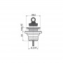 Донный клапан сифона для мойки ALСAPLAST Alcadrain 5/4" с нержавеющей peшeткой DN63