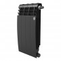 Радиатор биметаллический Royal Thermo BiLiner Noir Sable VDR 500 x 90 4 секц. (нижн. подкл.)