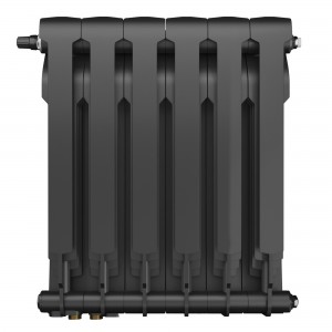 Радиатор биметаллический Royal Thermo BiLiner Noir Sable VDR 500 x 90 6 секц. (нижн. подкл.)