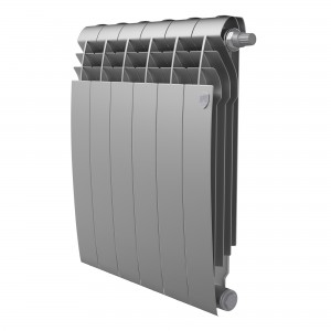 Радиатор биметаллический Royal Thermo BiLiner Silver Satin VDR 500 x 90 6 секц. (нижн. подкл.)