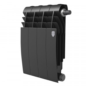 Радиатор биметаллический Royal Thermo BiLiner Noir Sable VDR 350 x 87 10 секц. (нижн. подкл.)