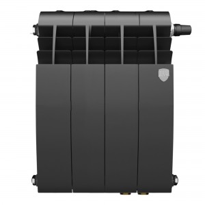 Радиатор биметаллический Royal Thermo BiLiner Noir Sable VDR 350 x 87 10 секц. (нижн. подкл.)