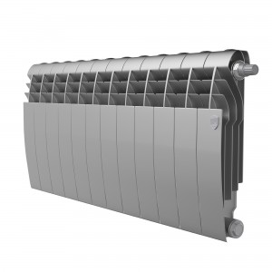 Радиатор биметаллический Royal Thermo BiLiner Silver Satin VDR 350 x 87 12 секц. (нижн. подкл.)