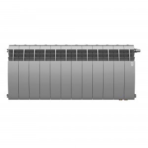Радиатор биметаллический Royal Thermo BiLiner Silver Satin VDR 350 x 87 12 секц. (нижн. подкл.)