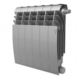 Радиатор биметаллический Royal Thermo BiLiner Silver Satin VDR 350 x 87 6 секц. (нижн. подкл.)