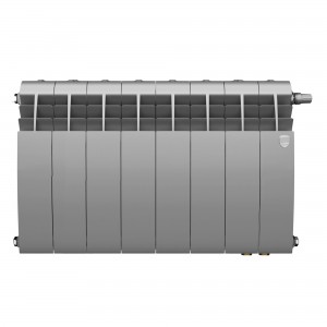 Радиатор биметаллический Royal Thermo BiLiner Silver Satin VDR 350 x 87 8 секц. (нижн. подкл.)