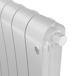 Дизайн-радиатор бимет. Royal Thermo Infinity Bianco Traffico VDR 500 x 100 - 12 секц.(нижн.подкл.)