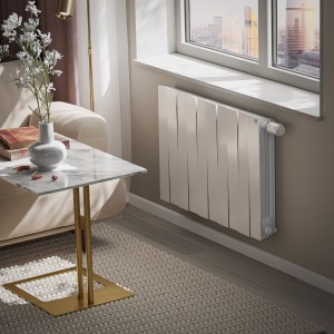 Радиатор биметаллический Royal Thermo PianoForte Bianco Traffico VDR 500 x 100 10 секций (нижнее подключение).