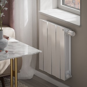 Радиатор биметаллический Royal Thermo PianoForte Bianco Traffico VDR 500 x 100 6 секций (нижнее подключение)